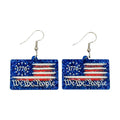 We The People 1776 American Flag Earrings