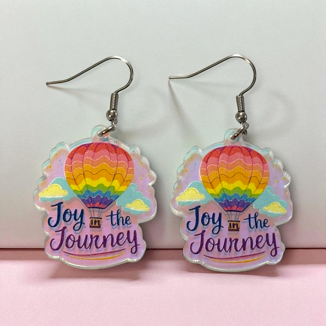 Joy In The Journey Hot Air Balloon Earrings