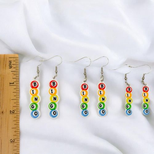 Bingo Night Bingo Balls Earrings
