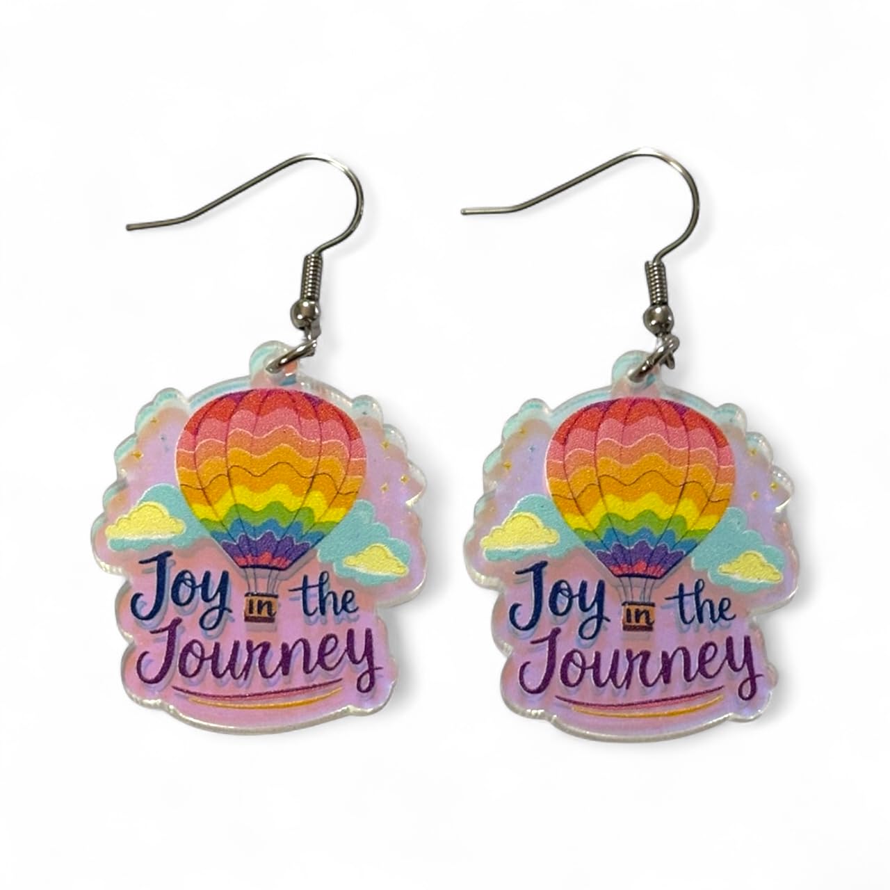 Joy In The Journey Hot Air Balloon Earrings