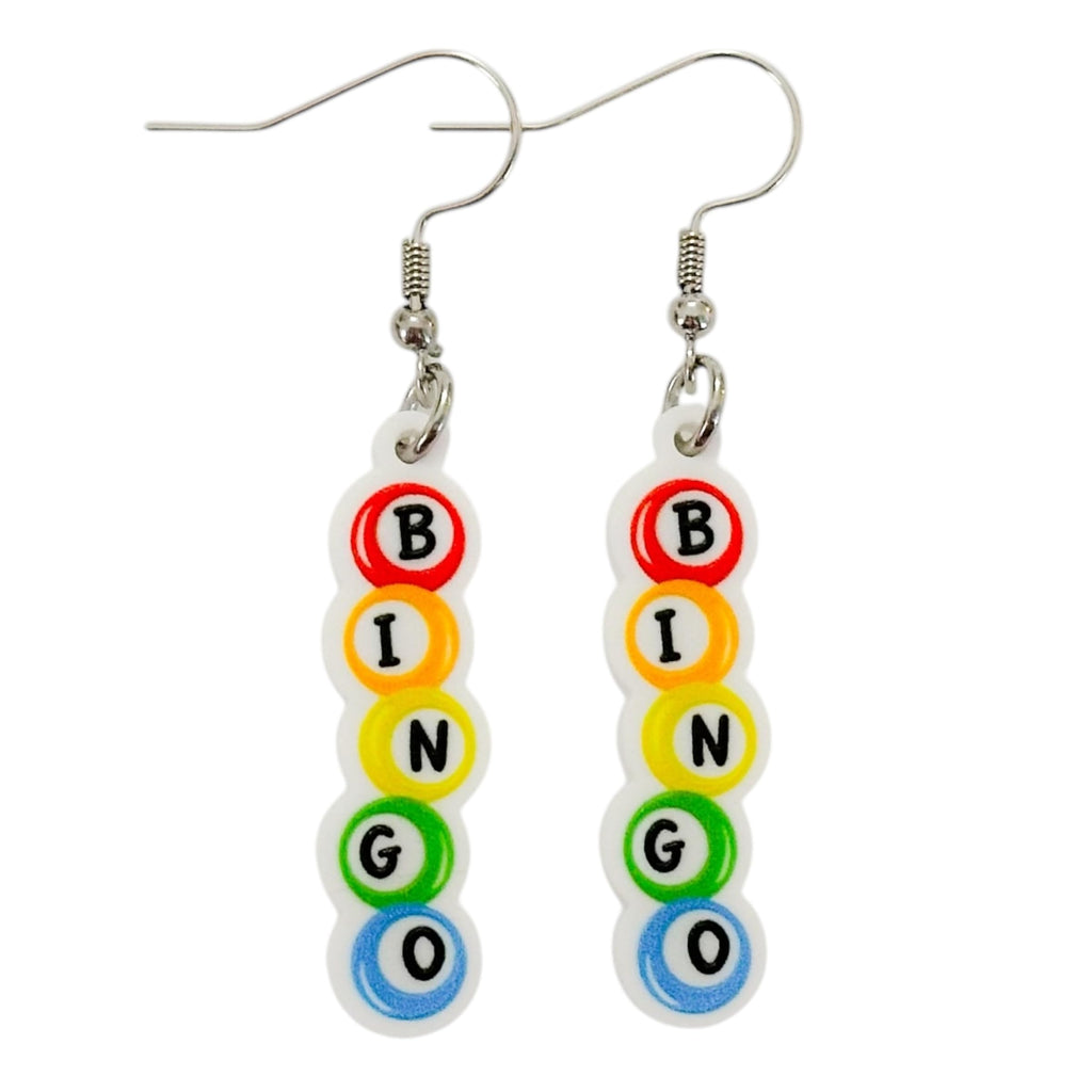 Bingo Night Bingo Balls Earrings
