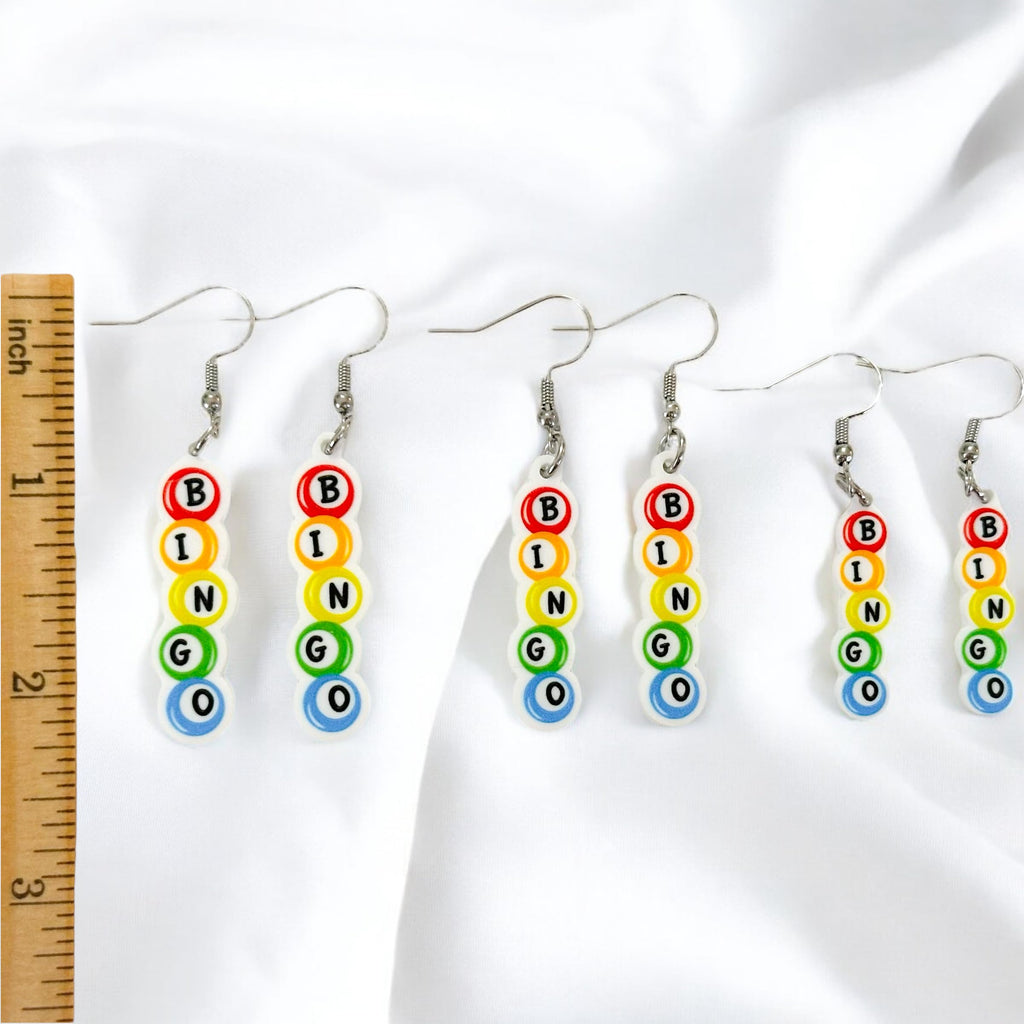 Bingo Night Bingo Balls Earrings