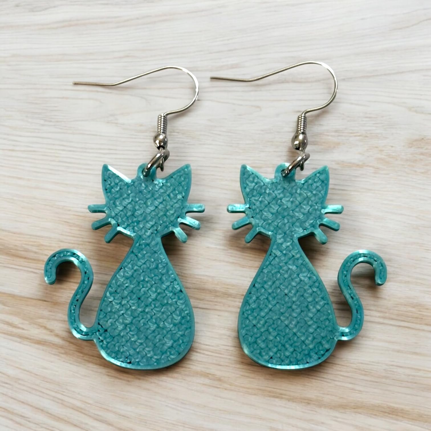 3D Print Cat Statement Earrings