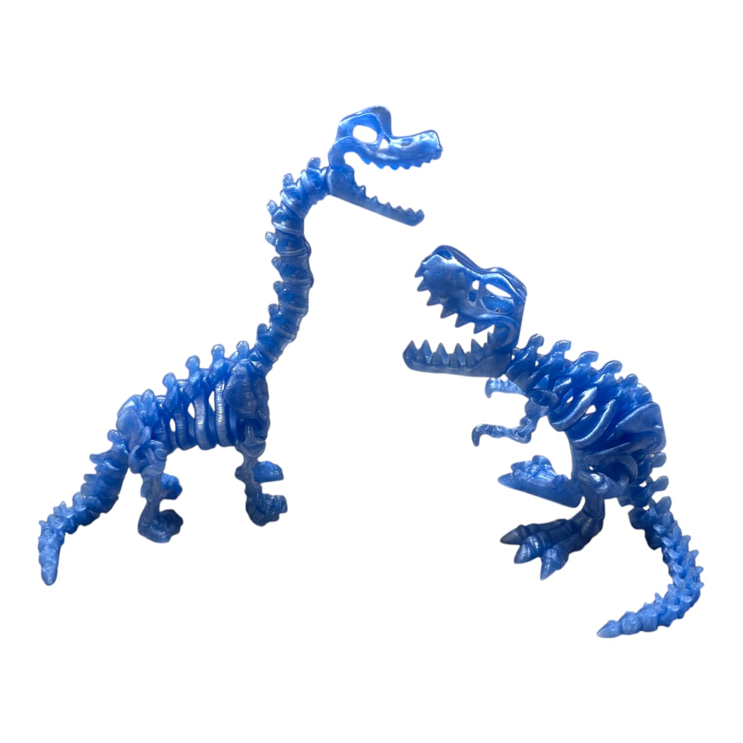 Flexi Factory 2 Piece Dinosaur 3D Printed Glow in The Dark Set