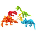 Flexi Factory 5 Piece Dinosaur 3D Printed Set