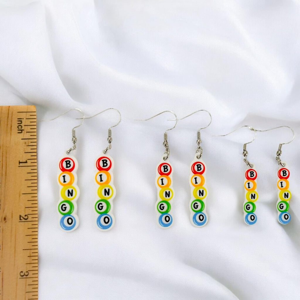 Bingo Night Bingo Balls Earrings